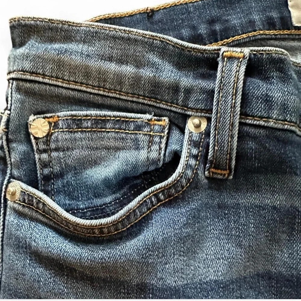 Hudson Jeans Amelia 28 Denim Cuffed Bermuda Shorts